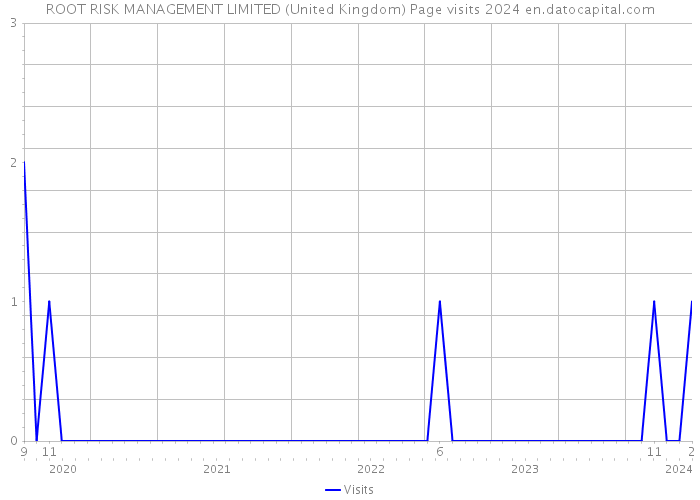 ROOT RISK MANAGEMENT LIMITED (United Kingdom) Page visits 2024 