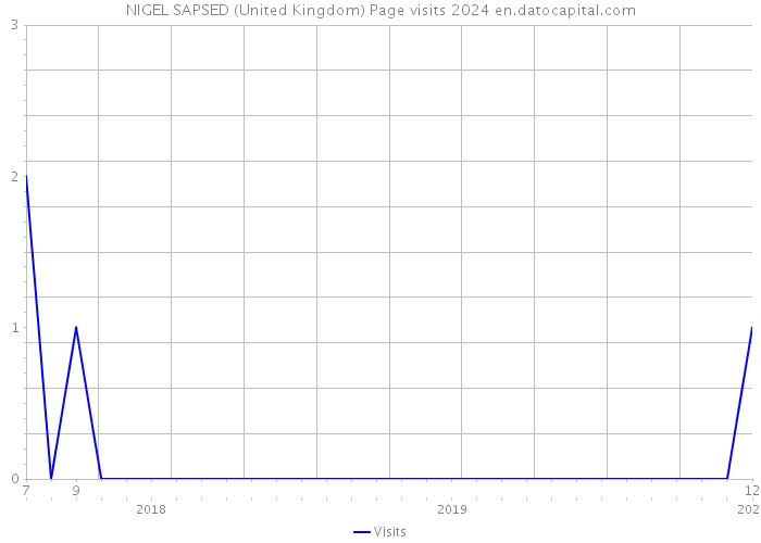 NIGEL SAPSED (United Kingdom) Page visits 2024 