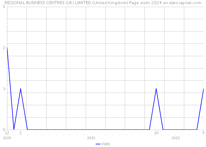 REGIONAL BUSINESS CENTRES (UK) LIMITED (United Kingdom) Page visits 2024 