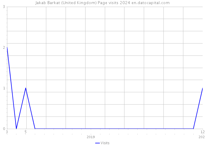 Jakab Barkat (United Kingdom) Page visits 2024 