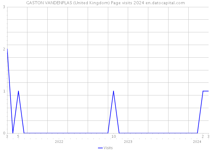 GASTON VANDENPLAS (United Kingdom) Page visits 2024 