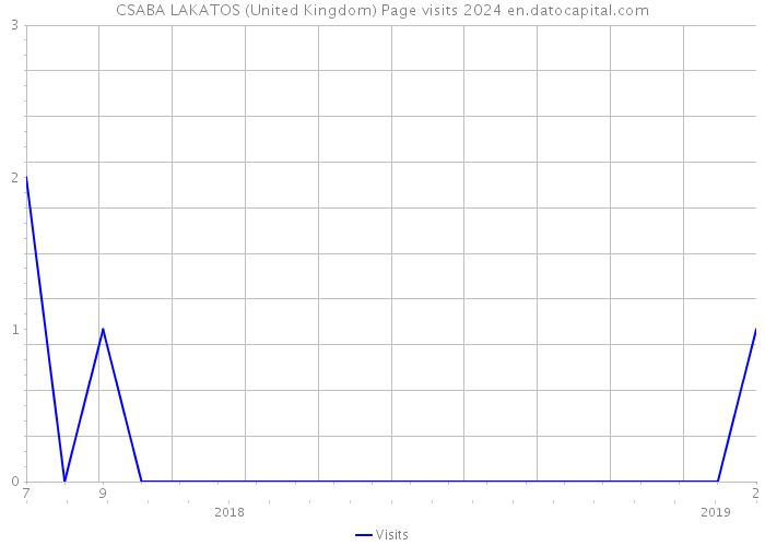 CSABA LAKATOS (United Kingdom) Page visits 2024 