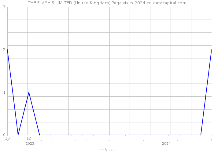 THE FLASH 3 LIMITED (United Kingdom) Page visits 2024 