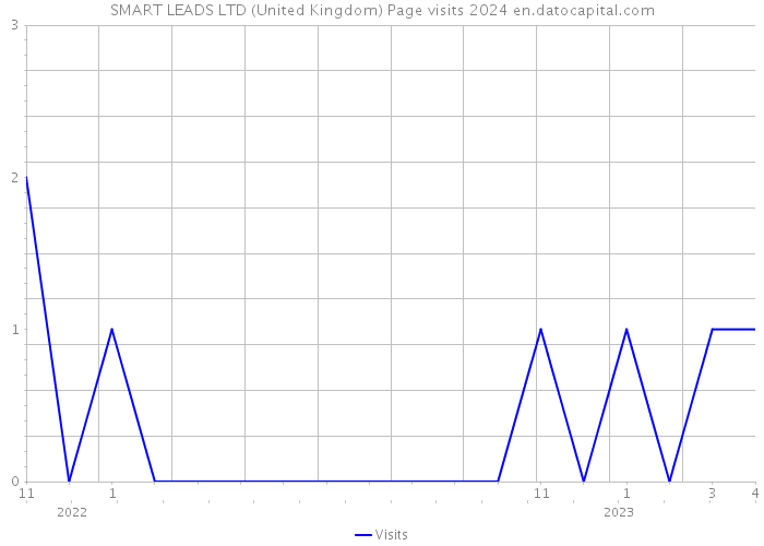 SMART LEADS LTD (United Kingdom) Page visits 2024 