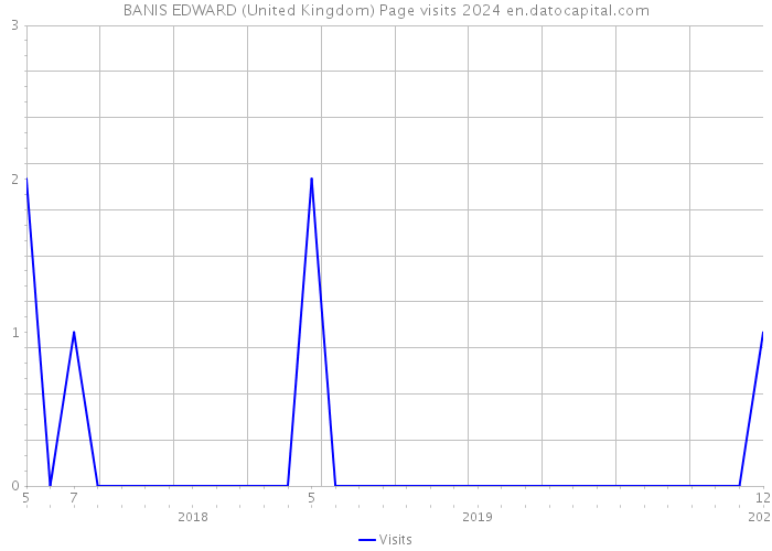 BANIS EDWARD (United Kingdom) Page visits 2024 