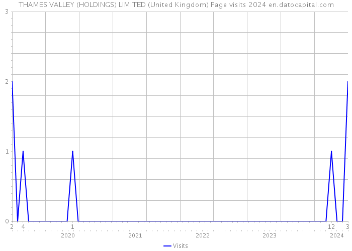 THAMES VALLEY (HOLDINGS) LIMITED (United Kingdom) Page visits 2024 