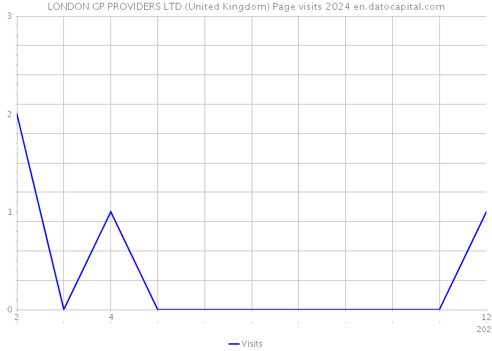 LONDON GP PROVIDERS LTD (United Kingdom) Page visits 2024 