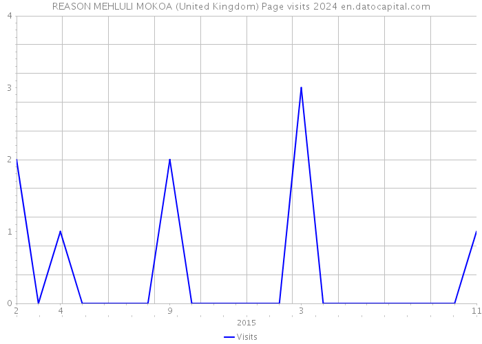 REASON MEHLULI MOKOA (United Kingdom) Page visits 2024 