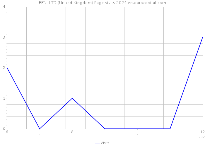 FENI LTD (United Kingdom) Page visits 2024 