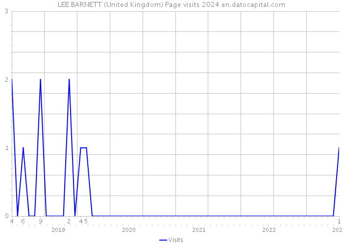 LEE BARNETT (United Kingdom) Page visits 2024 