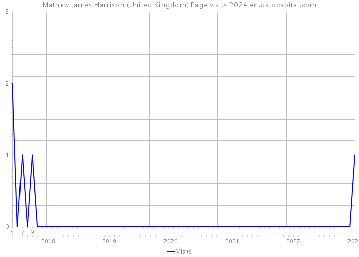 Mathew James Harrison (United Kingdom) Page visits 2024 