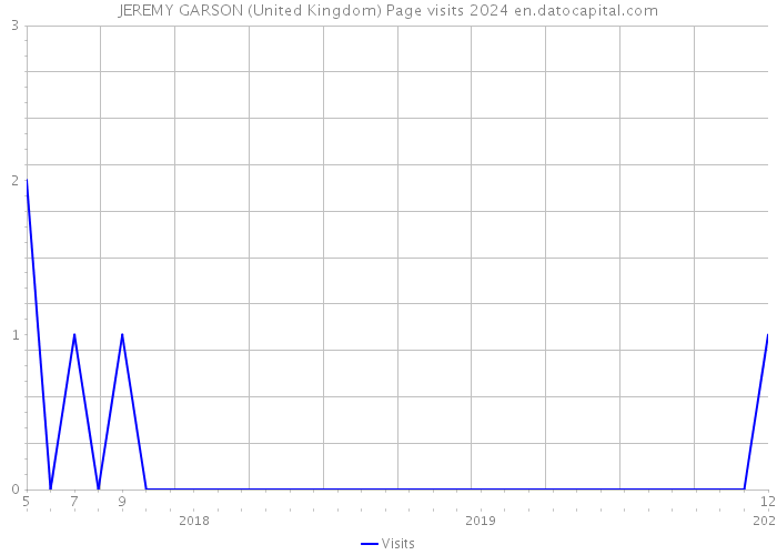 JEREMY GARSON (United Kingdom) Page visits 2024 