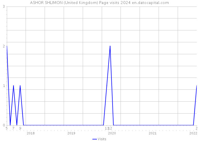 ASHOR SHLIMON (United Kingdom) Page visits 2024 