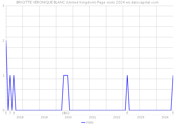 BRIGITTE VERONIQUE BLANC (United Kingdom) Page visits 2024 