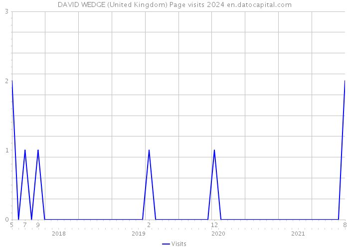 DAVID WEDGE (United Kingdom) Page visits 2024 