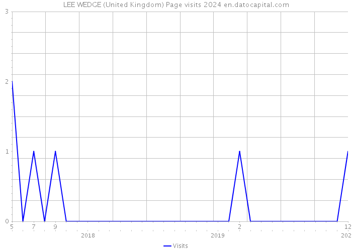 LEE WEDGE (United Kingdom) Page visits 2024 