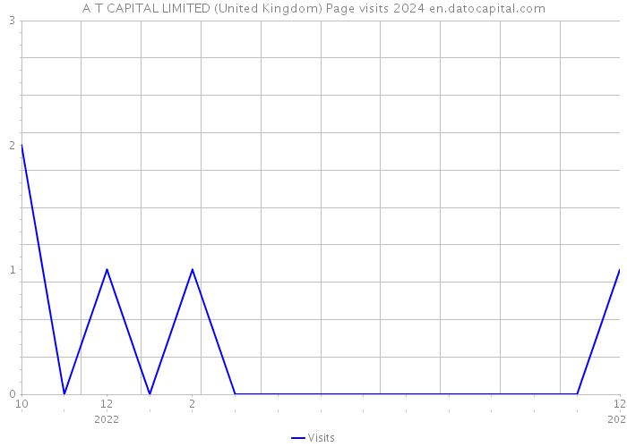A T CAPITAL LIMITED (United Kingdom) Page visits 2024 
