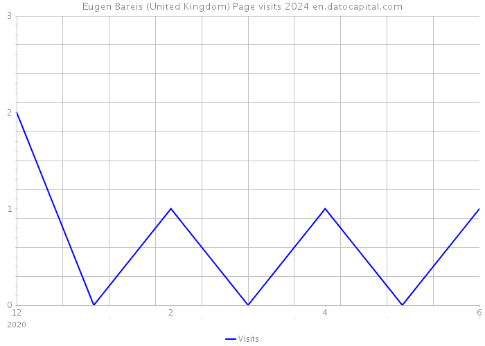 Eugen Bareis (United Kingdom) Page visits 2024 