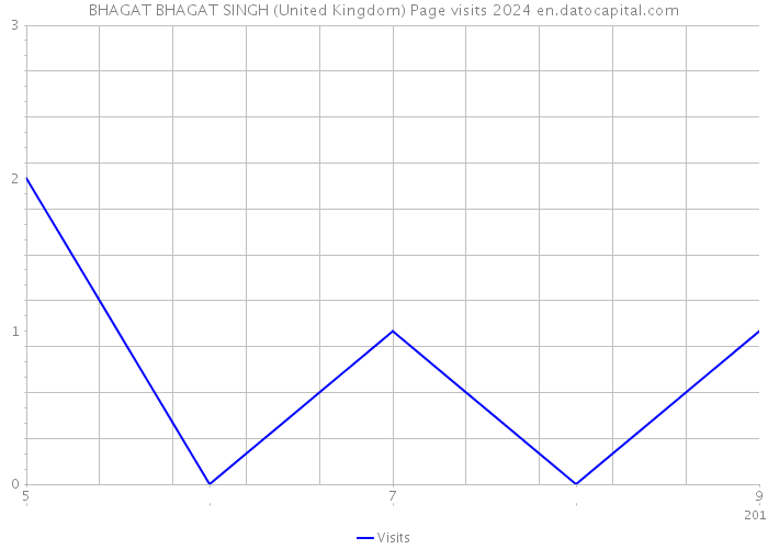 BHAGAT BHAGAT SINGH (United Kingdom) Page visits 2024 