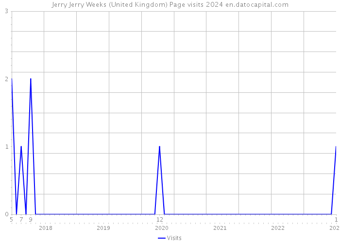 Jerry Jerry Weeks (United Kingdom) Page visits 2024 