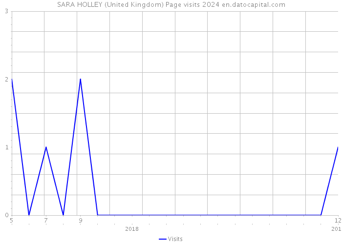 SARA HOLLEY (United Kingdom) Page visits 2024 