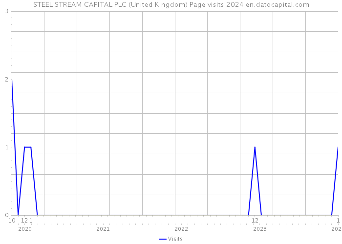 STEEL STREAM CAPITAL PLC (United Kingdom) Page visits 2024 