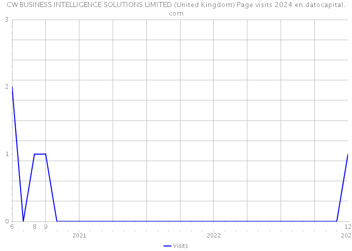 CW BUSINESS INTELLIGENCE SOLUTIONS LIMITED (United Kingdom) Page visits 2024 