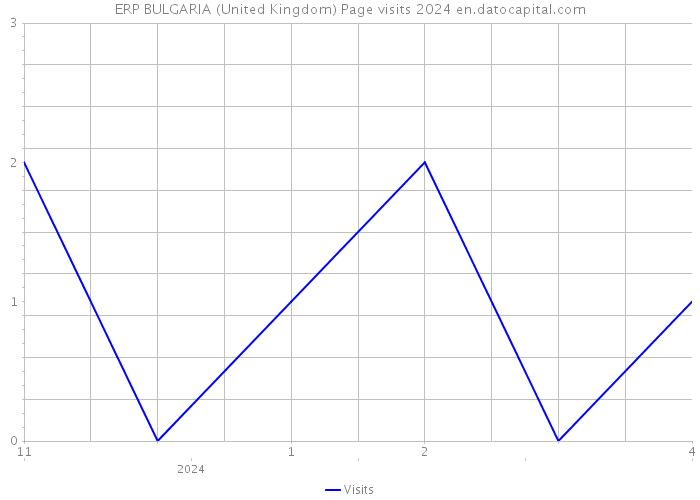 ERP BULGARIA (United Kingdom) Page visits 2024 