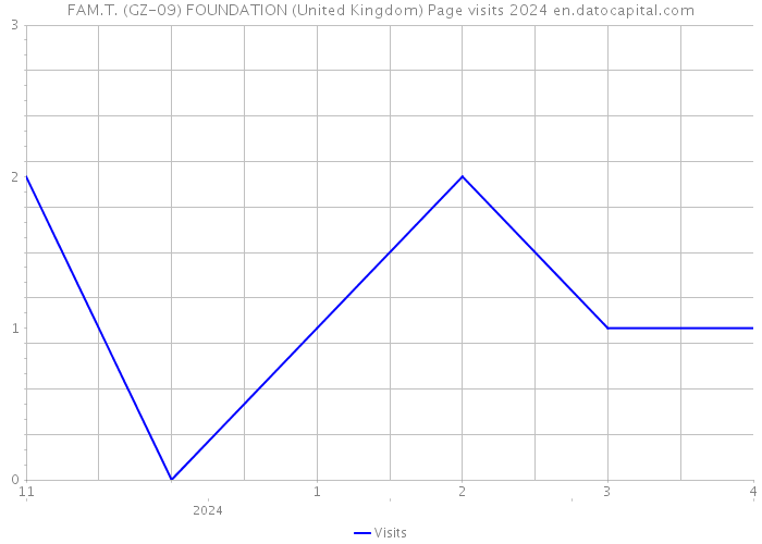 FAM.T. (GZ-09) FOUNDATION (United Kingdom) Page visits 2024 