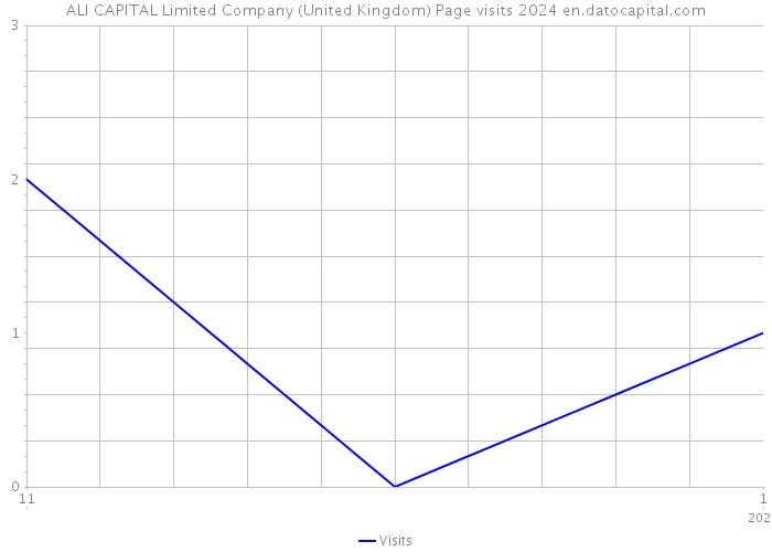 ALI CAPITAL Limited Company (United Kingdom) Page visits 2024 