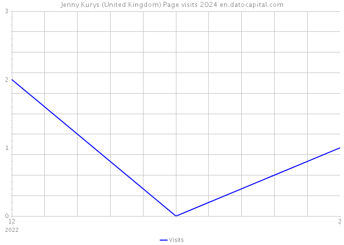 Jenny Kurys (United Kingdom) Page visits 2024 