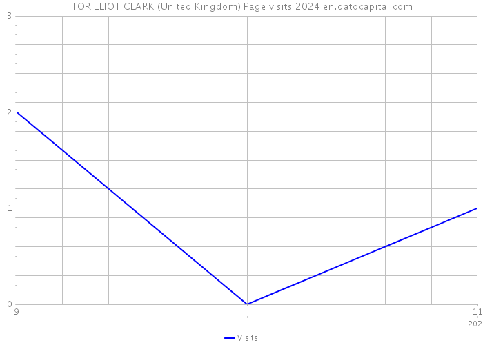TOR ELIOT CLARK (United Kingdom) Page visits 2024 