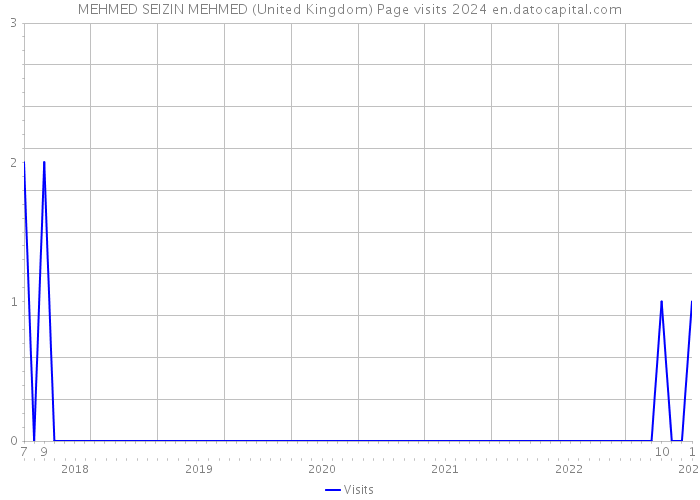 MEHMED SEIZIN MEHMED (United Kingdom) Page visits 2024 