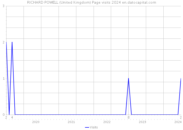 RICHARD POWELL (United Kingdom) Page visits 2024 