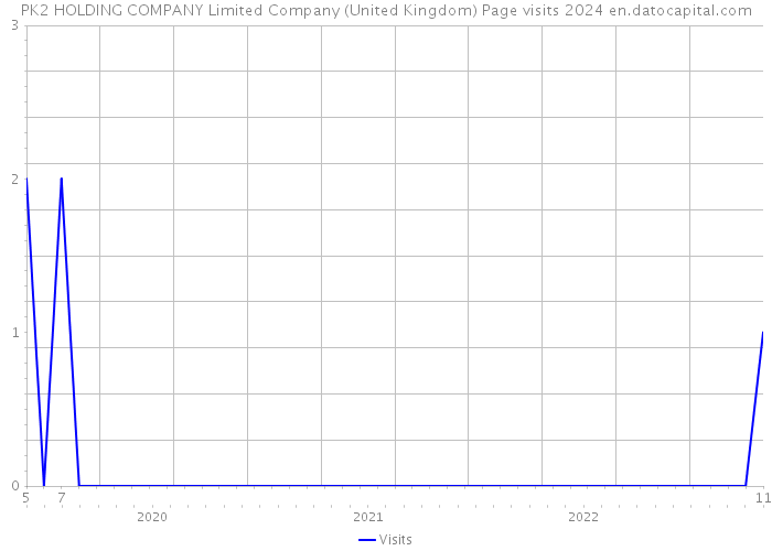 PK2 HOLDING COMPANY Limited Company (United Kingdom) Page visits 2024 