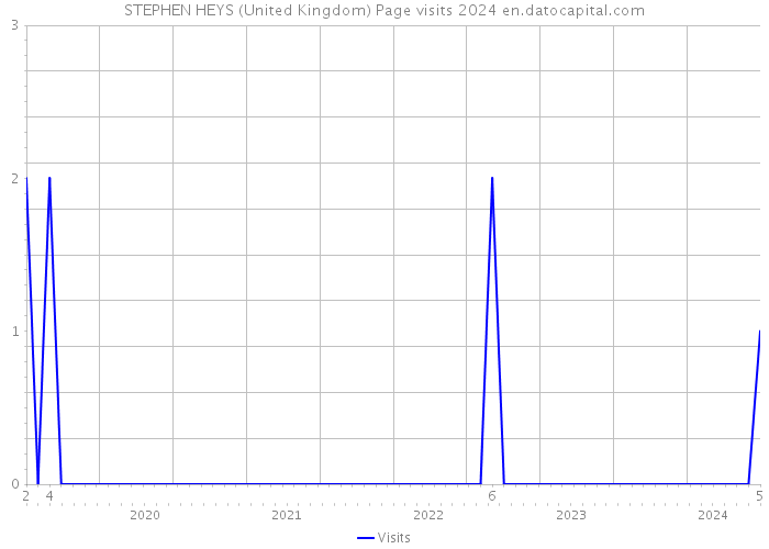 STEPHEN HEYS (United Kingdom) Page visits 2024 