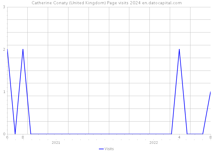 Catherine Conaty (United Kingdom) Page visits 2024 