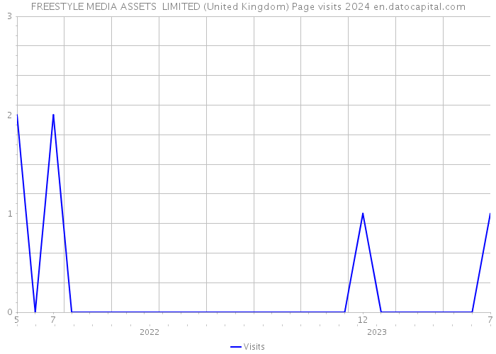 FREESTYLE MEDIA ASSETS LIMITED (United Kingdom) Page visits 2024 