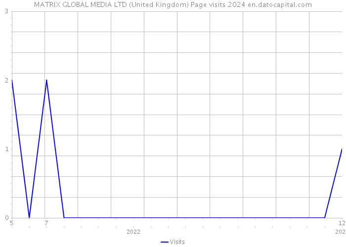 MATRIX GLOBAL MEDIA LTD (United Kingdom) Page visits 2024 