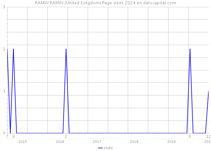RAMIN RAMIN (United Kingdom) Page visits 2024 