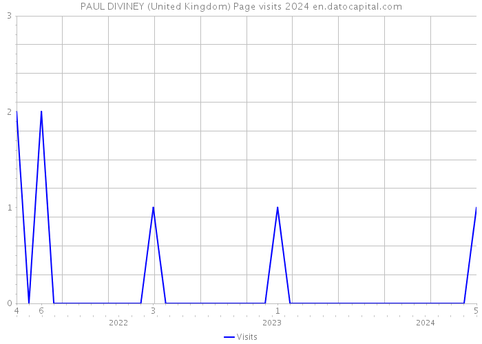 PAUL DIVINEY (United Kingdom) Page visits 2024 