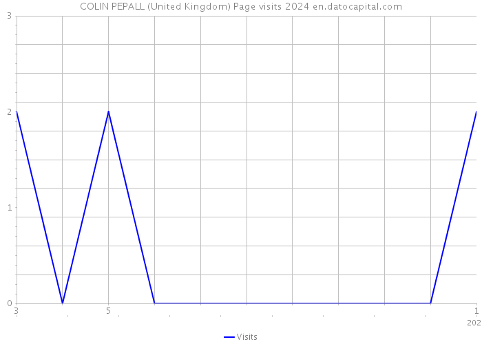 COLIN PEPALL (United Kingdom) Page visits 2024 