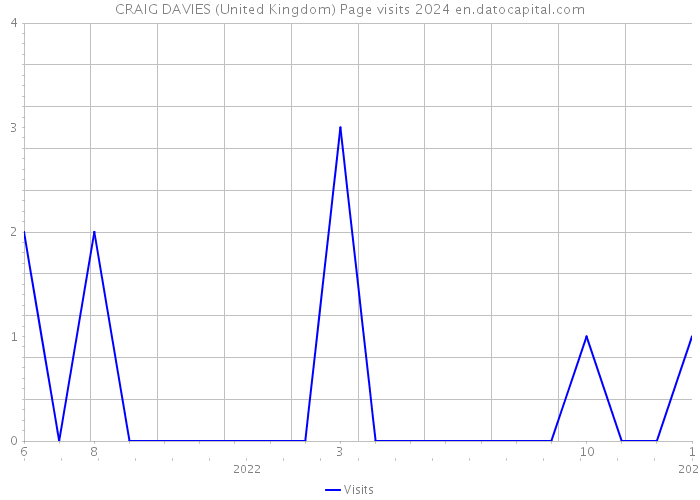 CRAIG DAVIES (United Kingdom) Page visits 2024 