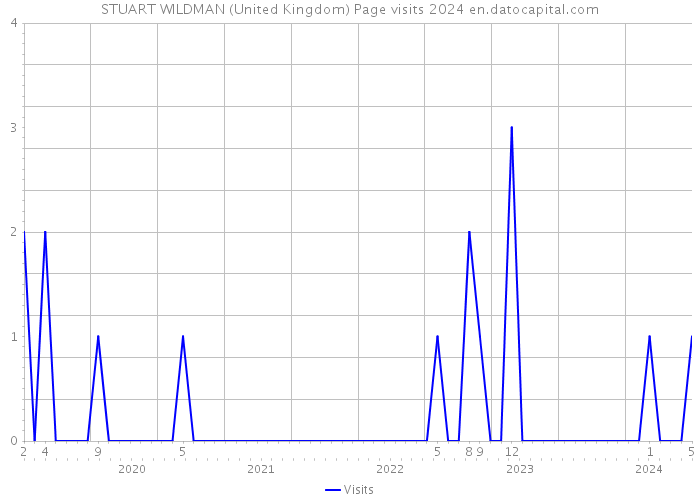 STUART WILDMAN (United Kingdom) Page visits 2024 