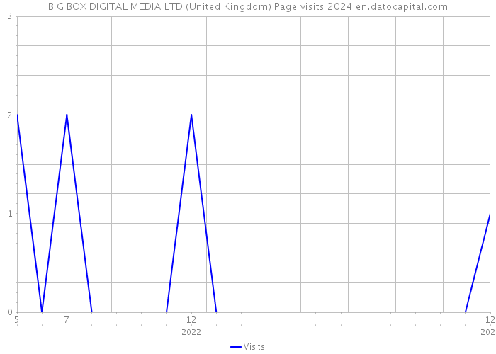 BIG BOX DIGITAL MEDIA LTD (United Kingdom) Page visits 2024 