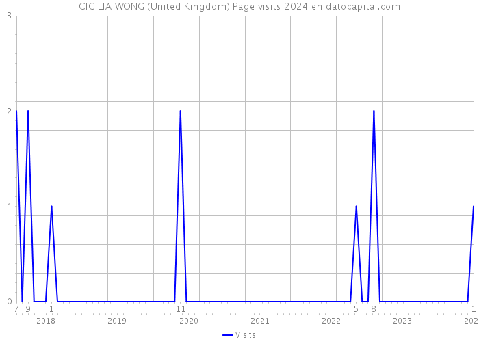CICILIA WONG (United Kingdom) Page visits 2024 