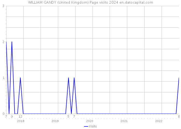 WILLIAM GANDY (United Kingdom) Page visits 2024 