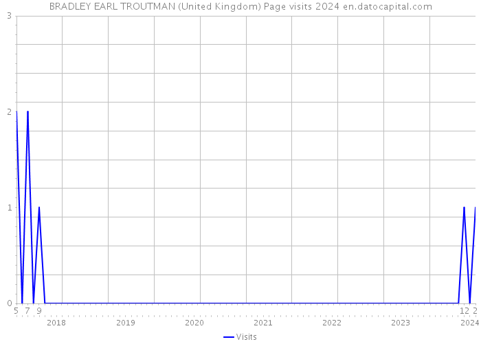 BRADLEY EARL TROUTMAN (United Kingdom) Page visits 2024 