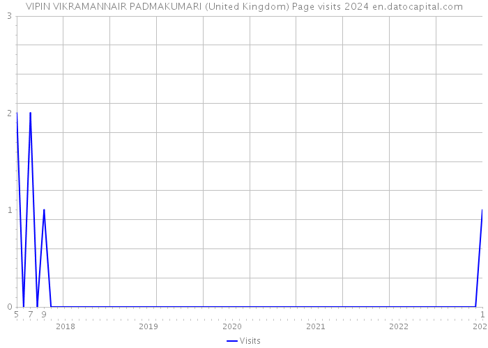 VIPIN VIKRAMANNAIR PADMAKUMARI (United Kingdom) Page visits 2024 