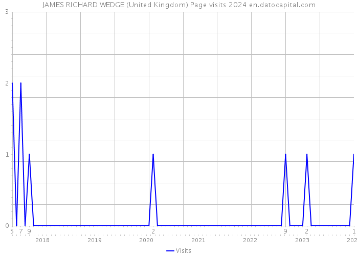 JAMES RICHARD WEDGE (United Kingdom) Page visits 2024 